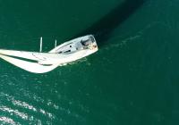 barcha a vela barca a vela pozzetto da sopra vele yacht a vela